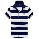2020 NEW Polo shirt High quality brand striped Casual men polo shirt Summer cotton shirt polo male Branded clothing