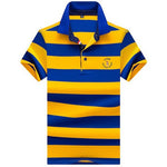 2020 NEW Polo shirt High quality brand striped Casual men polo shirt Summer cotton shirt polo male Branded clothing